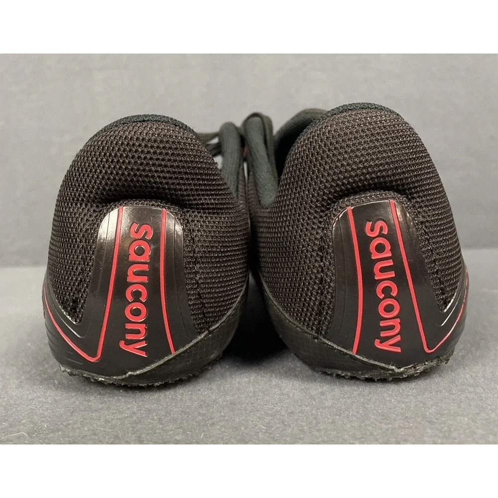 Saucony Mens Track Spike Shoes 10.5 Running Black Track Field Sprinting - Picture 5 of 14